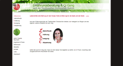 Desktop Screenshot of ernaehrung-und-qigong.de