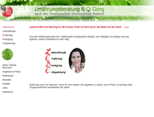 Tablet Screenshot of ernaehrung-und-qigong.de
